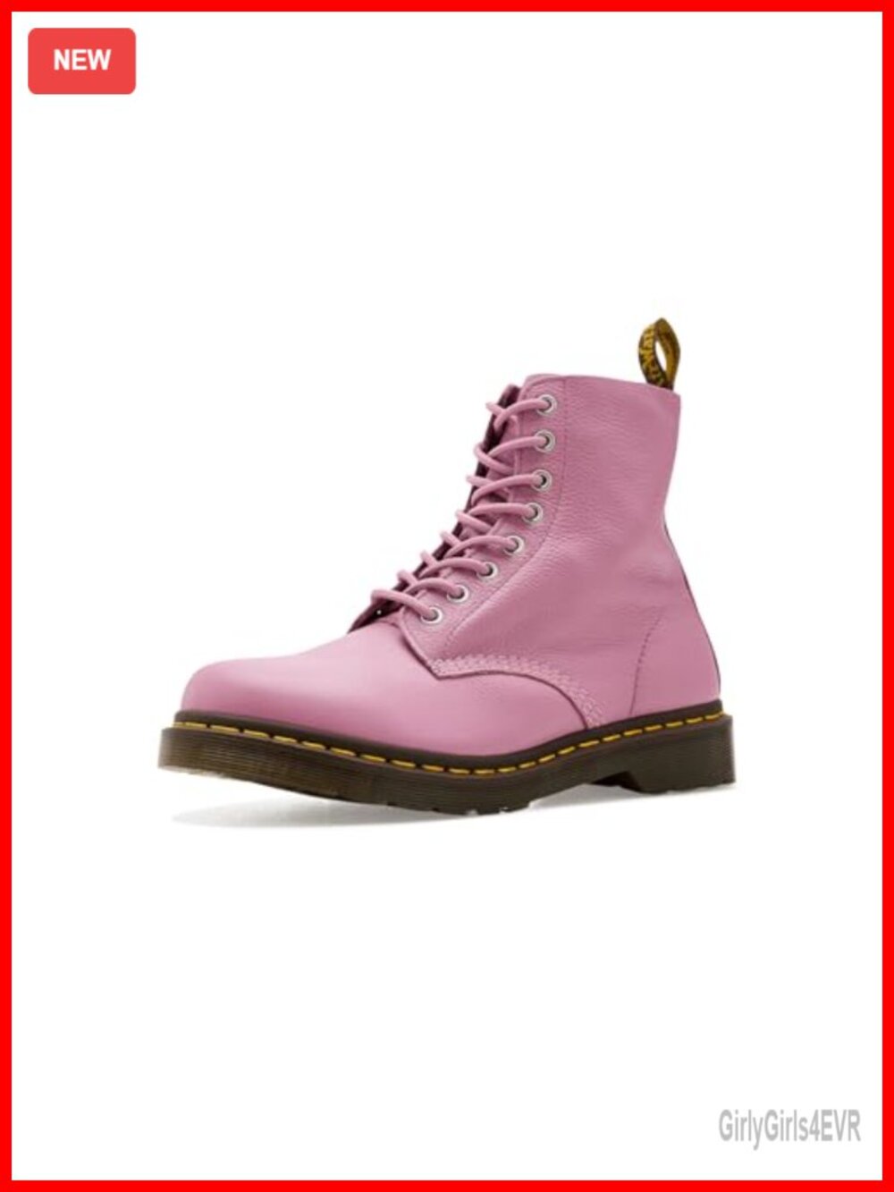 Dr. Martens 1460 Combat Boots Soft Virginia Leather Ankle Bootie